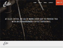 Tablet Screenshot of elliscoffee.com